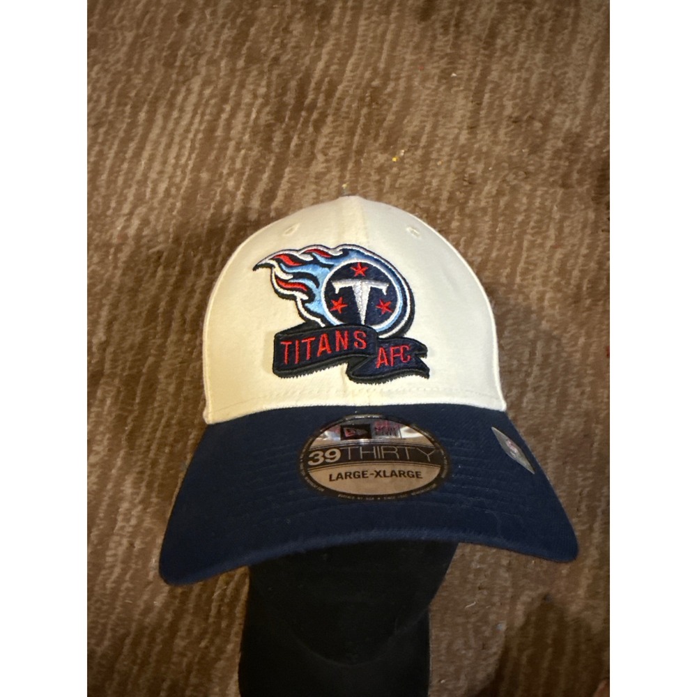 Vintage 2012 New Era Titans Hat NFL Sideline 39THIRTY Fitted Cap L/XL $38 NWT